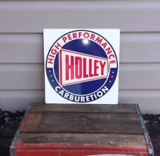 Holley Carburetor Metal Sign Garage Shop Truck Gasoline gas oil 12x12 50088 picture