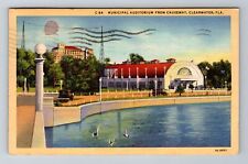 Clearwater FL-Florida, Municipal Auditorium, c1944 Antique Vintage Postcard picture