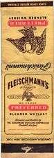 Fleischmann's Blended Whiskey, 90 Proof, Est. 1870, Vintage Matchbook Cover picture