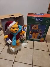 Vtg Winnie the Pooh & Piglet Animated 21 Inch 1995 Animated Light Telco Untested picture