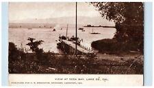 1908 View At Soda Bay Lake County California CA Posted Antique Postcard picture