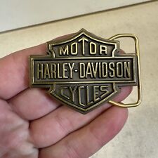 Vintage HARLEY DAVIDSON BAR & SHIELD BELT BUCKLE Made By Jostens Co picture