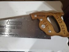 Stanley VINTAGE HAND SAW wooden handle Made in USA picture