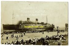 1934 SS Morro Castle Cruise Ship Fire Vintage Photograph Ashbury Park New Jersey picture