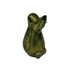 VTG Solid Brass Sitting Dog/Rabbit? picture