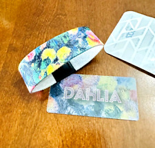 ZOX **DAHLIA** Silver Strap Large Wristband w/Card  NIP picture