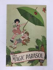 1928 Colgate Palmolive Advertising Story Book Booklet Magic Parasol Children Dog picture