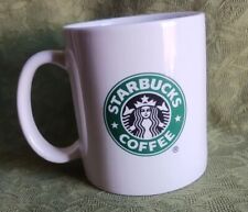 2004 Starbucks 12 oz. White Coffee Mug w/Old Green & Black Siren Logo picture