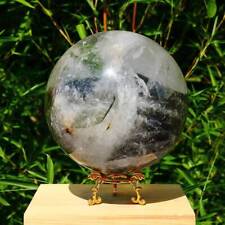 7.6lb Natural Green Ghost Chlorite Sphere Crystal Ball Healing Decoration Gift picture