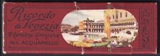 Ricordo di Venezia Set of 12 Mini Vintage Unused Postcards Watercolor 5.5