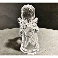 Mikasa Crystal SWEET ANGEL Cherub Candlestick Holder 4” Pencil or Pen Holder picture