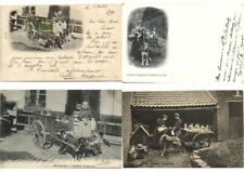 DOG CARTS BELGIUM 24 Vintage Postcards (L3306) picture