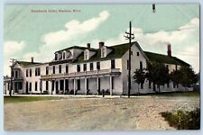 Wadena Minnesota Postcard Merchants Hotel Exterior Building 1910 Vintage Antique picture