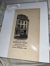 Naugatuck Valley Bookstore Art Gallery Waterbury CT Ad : 1868 Atlas of New Haven picture
