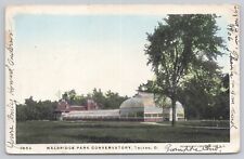 Vtg Post Card Walbridge Park Conservatory, Toledo, O. F7 picture