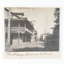 Florida St George Street Photo c1898 St Augustine Shops Stores Inn Road FL B1640 picture