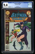 Batman Family #8 CGC NM 9.4 Off White to White Catwoman Cover DC Comics 1976 picture