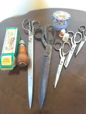 vintage sewing tools lot Including Scissors picture