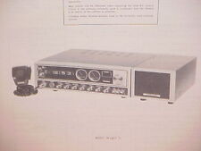 1977 PRESIDENT CB RADIO SERVICE SHOP MANUAL MODEL DWIGHT D picture