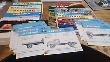 original 1953 1954 1955 1956 - 1959 bedford truck lot of 25 sales brochures picture