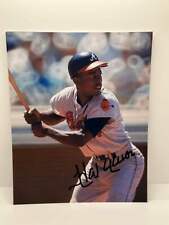 Hank Aaron 2 Signed Autographed Photo Authentic 8x10 picture