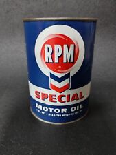 Vintage Chevron RPM Special Motor Oil 1 qt Can NOS UNOPENED UNPUNCHED picture