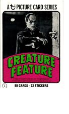 1980 Topps Creature Feature Cards. Complete Your Set. Up to 15% Discount. picture