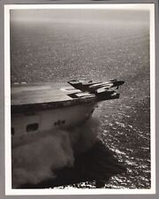 SEA VIXEN HMS ARK ROYAL LARGE ORIGINAL VINTAGE 1956 PRESS PHOTO DH110 ROYAL NAVY picture
