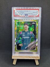 2021 Topps Chrome F1 Lance Stroll Portrait Carthusian Refractor 159/199 PSA 10 picture