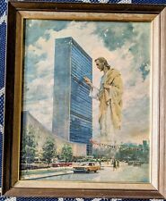 Rare Vintage 60s Prince of Peace Pic Harry Anderson Jesus Knocking UN -Damage picture