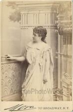 American theater actress Maude Granger beautiful antique cabinet photo picture