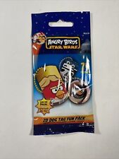 (1) ANGRY BIRDS STAR WARS DOG TAG FUN PACK 2012 Rovio Entertainment New Sealed picture