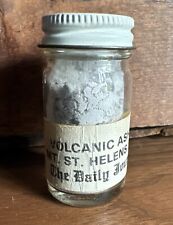 Bottle Collected Mt St Helens Volcano Eruption Volcanic Ash 1980 Daily Journal picture