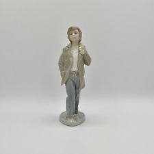Gorgeous Lladro NAO Barefoot Traveler with Shoulder Sack Porcelain Figurine  picture