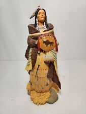 1994 Hamilton Collection Figurine Pine Leaf Noble American Indian Women Mint  picture
