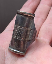 GENUINE ANTIQUE ANCIENT AFRICAN BERBER TRIBAL TUAREG RING SILVER picture