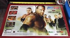 WWE Smackdown vs Raw Double Sized Print Ad Poster Art (Pages may be separated) picture