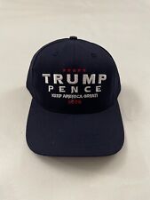 New Donald Trump & Pence 2020 Keep America Great Graphic Baseball Hat One Size picture