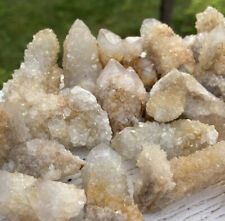 1 pcs CITRINE SPIRIT QUARTZ Fairy Natural Healing Crystal Point Cluster 1 - 1.5