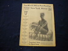 1962 AUGUST 5 NEW YORK MIRROR NEWSPAPER - DORIS PEARSON COVER PHOTO - NP 6003 picture