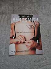 fpot133 MAGAZINE ADVERT 11X8.5 THE VERY BEST OF AEROSMITH picture
