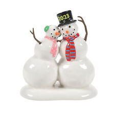 Department 56 Village Accessories Lucky the Snowman 2023 Dated Figurine 3.39 In. picture