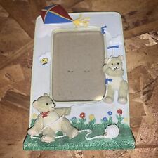 Vintage 3D Photo Picture Frame, bears with kite 6x4  picture