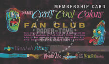 CRAZY COOL COLORS FAN CLUB MEMBERSHIP CARD - VINTAGE REMIX picture
