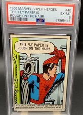 1966 Donruss Marvel Superheroes Spider Man/Hulk PSA/SGC Lot 6 Cards picture