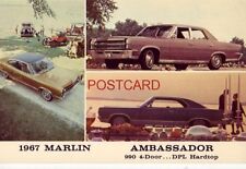 1967 MARLIN - AMBASSADOR 990 4-DOOR & DPL HARDTOP  your American Motors Dealer picture
