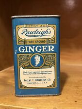 vintage Rawleigh’s Brand Ginger spice tin picture