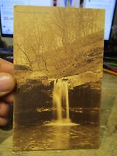 G6 Old ASHLAND OHIO Postcard Fleming Falls Waterfall near Mansfield Picnic Area picture