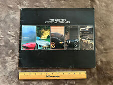 Vintage 1984 Mercedes/Ferrari/Cobra/BMW High End Sales Brochure picture