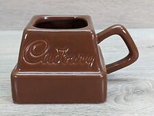 Vintage Cadbury’s Drinking Chocolate Block Chunk Cube Square Mug picture